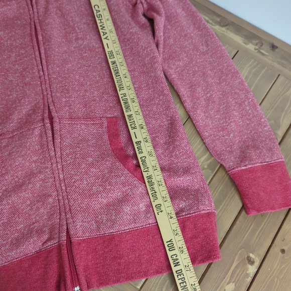 Burton Women’s Red Full Zip Hoodie SZ S - Picture 11 of 14